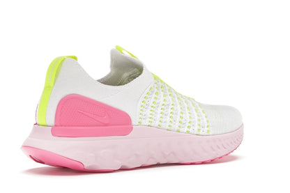 Nike React Phantom Run Flyknit 2 White Volt Pink Glow (Women's)