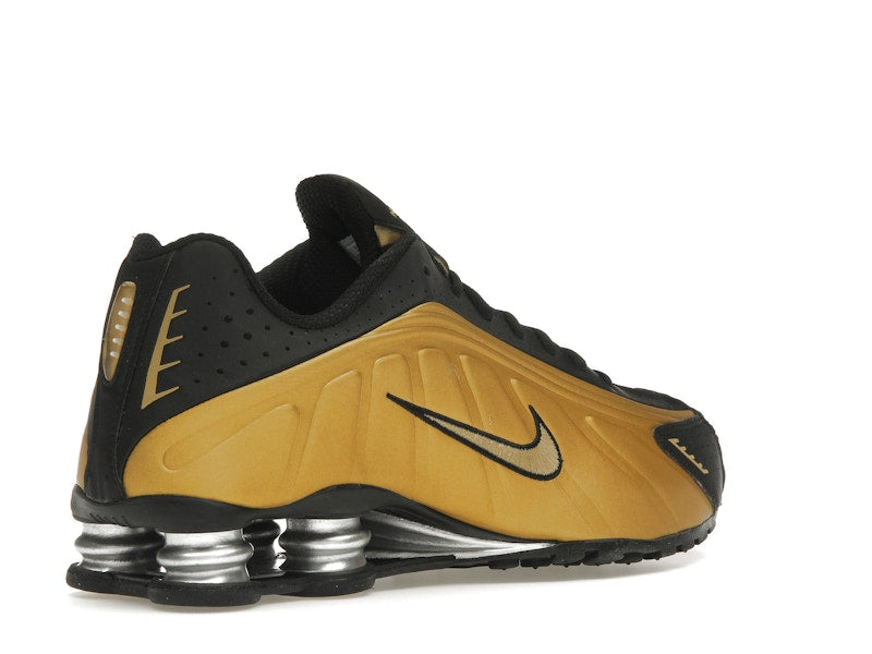Nike Shox R4 Black Metallic Gold (Women's)