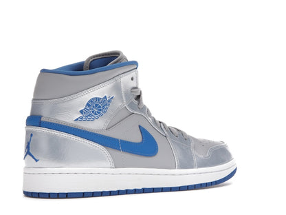 Jordan 1 Mid Wolf Grey Sport Blue