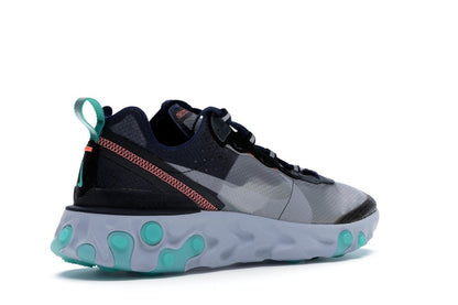 Nike React Element 87 Black Neptune Green