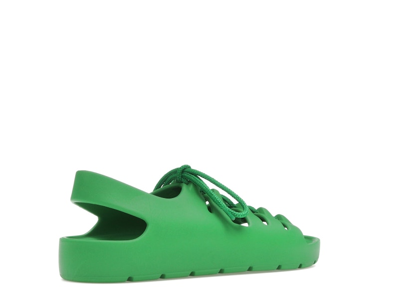 Bottega Veneta Jelly Lace Up Sandal Green (Women's)