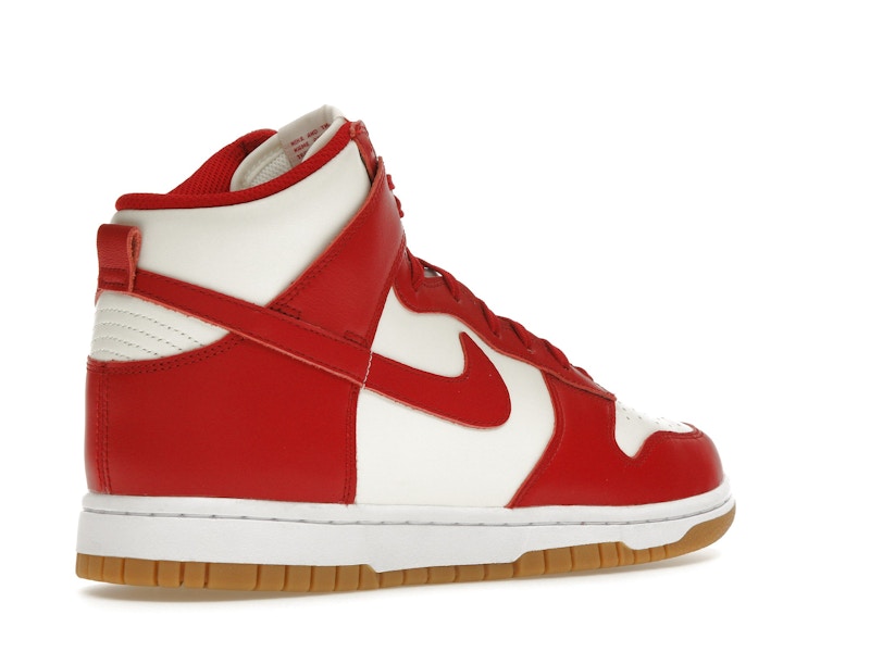 Nike Dunk High Sail Gym Red Gum (Women's)