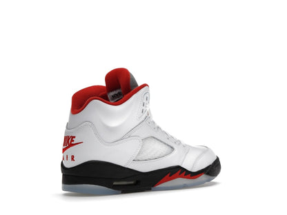 Jordan 5 Retro Fire Red Silver Tongue (2020) (GS)