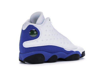 Jordan 13 Retro White Hyper Royal Black (GS)