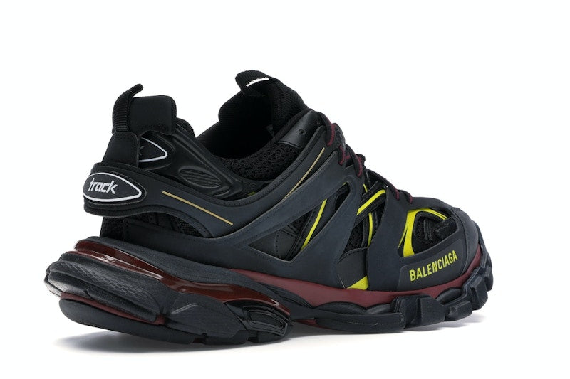 Balenciaga Track Trainers Black Bordeaux