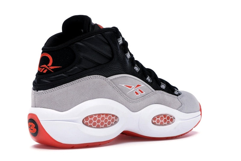 Reebok Pump Question Black Steel Orange