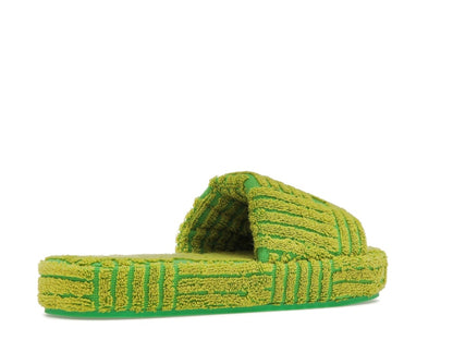 Bottega Veneta Resort Geometric Sandal Parakeet Kiwi