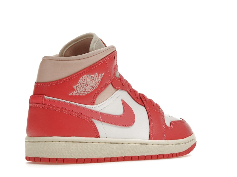 Jordan 1 Mid Strawberries and Cream (Women's)