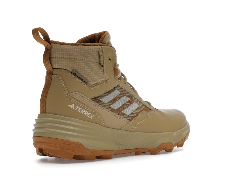 adidas Terrex Unity Leather Mid Rain.RDY Beige Tone Ecru Tint Mesa
