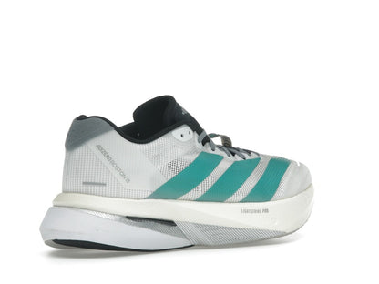 adidas Adizero Boston 13 White Pure Teal