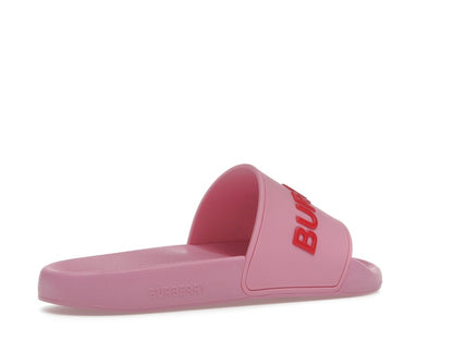 Burberry Embossed Logo Slides Bubblegum Pink (Women's)