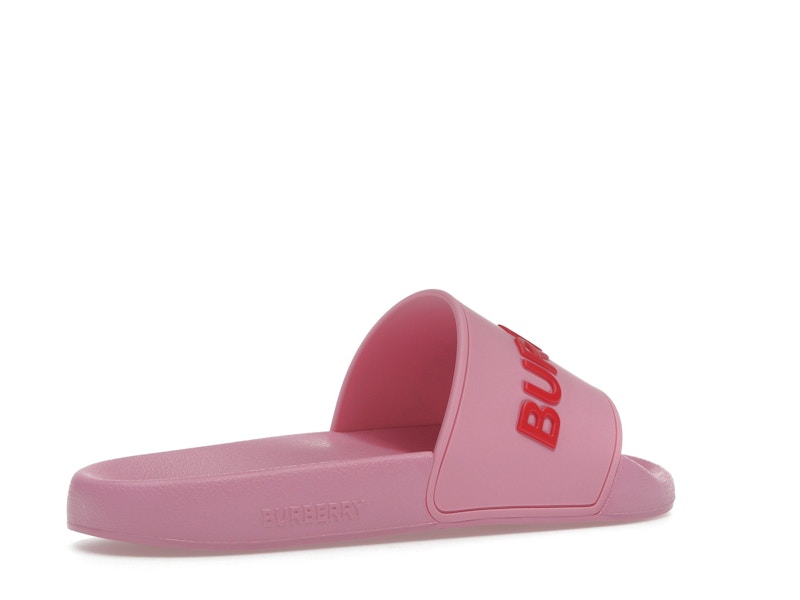 Burberry Embossed Logo Slides Bubblegum Pink (Women's)