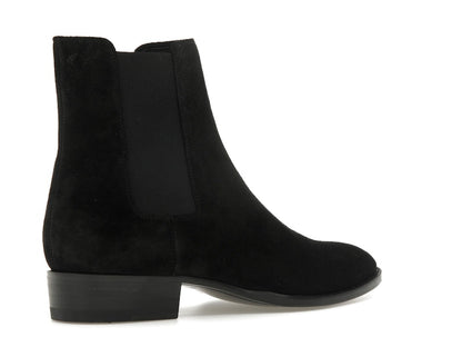 Saint Laurent Wyatt Chelsea Boot Black Suede