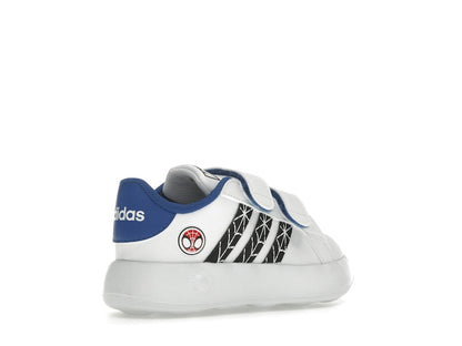 adidas Grand Court Marvel Spider-Man Cloud White Core Black Royal Blue (TD)