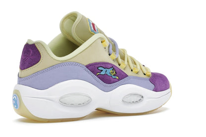 Reebok Question Low BBC Ice Cream Running Dog Yellow Purple