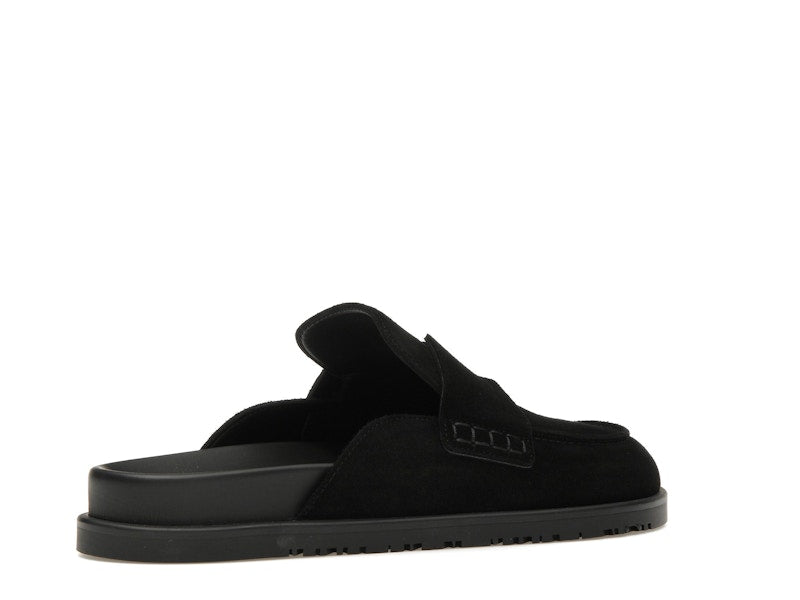 Hermes Go Mule Noir Suede Calkfskin (Men's)