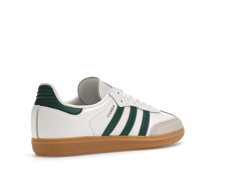 adidas Samba OG White Collegiate Green Gum (Kids)