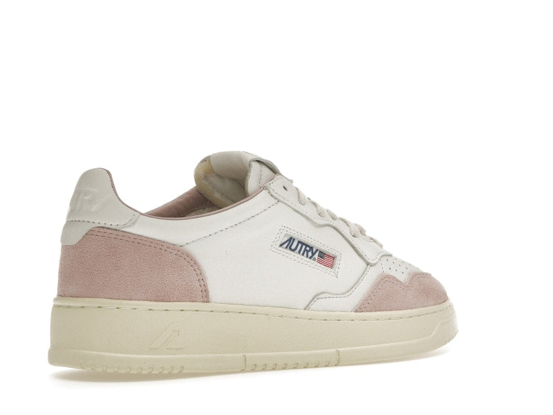 Autry Medalist Leather Low White Powder (Women's)
