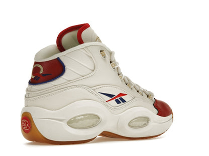 Reebok Question Mid White Red Blue