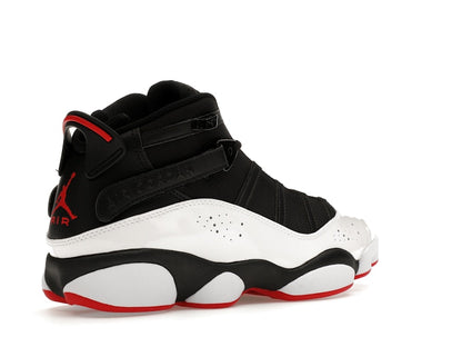 Jordan 6 Rings Black White Varsity Red