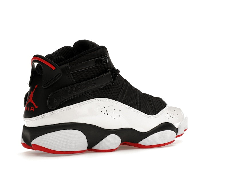 Jordan 6 Rings Black White Varsity Red