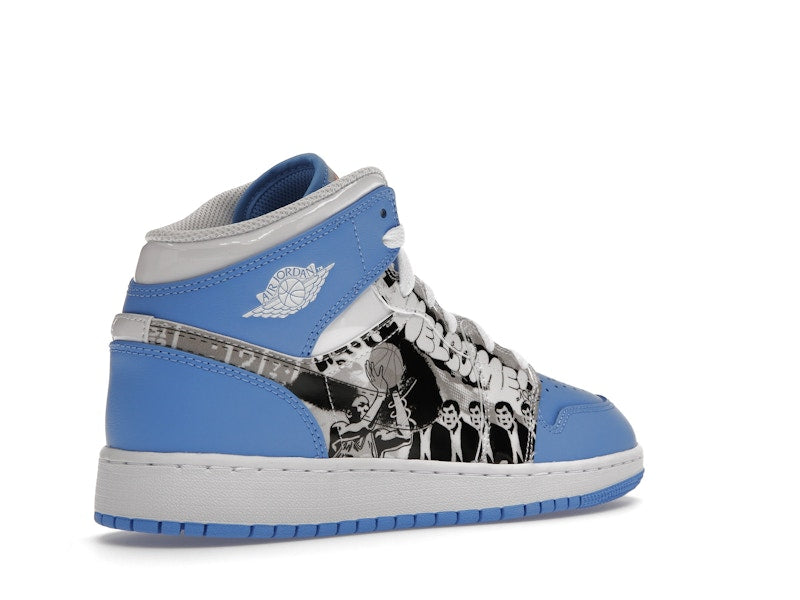 Jordan 1 Mid Sneaker School Game Winner (GS)
