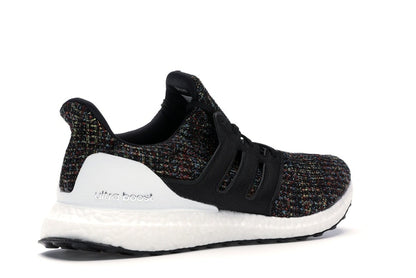 adidas Ultra Boost 4.0 Black Multi-Color White Heel Cage