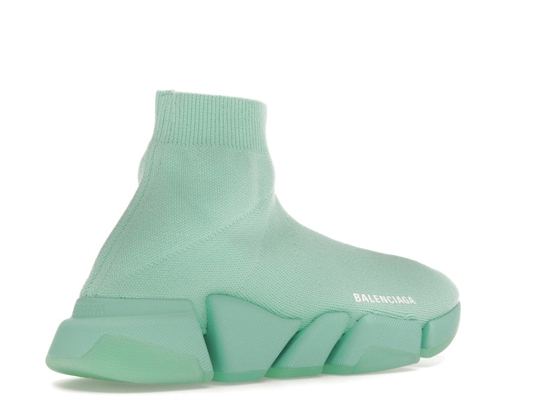 Balenciaga Speed 2.0 Recycled Transparent Sole Green
