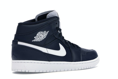 Jordan 1 Retro Mid Obsidian White