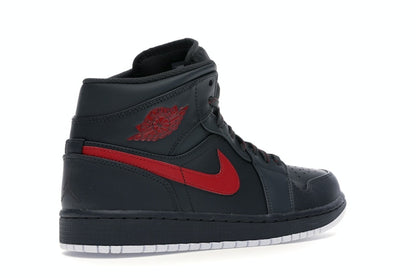 Jordan 1 Retro Mid Anthracite Gym Red