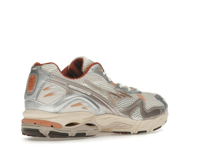 Mizuno Wave Rider 10 White Silver Orange