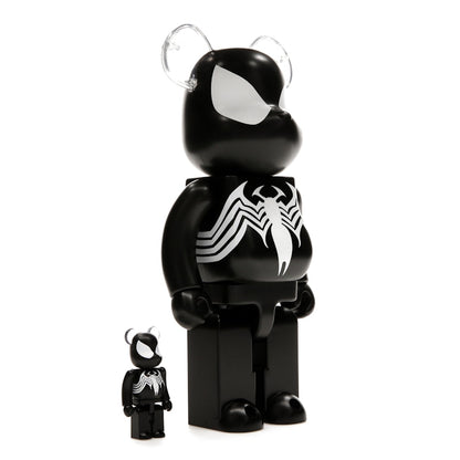 Bearbrick x Marvel Spider-Man Black Costume 100% & 400% Set