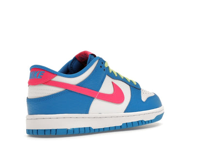 Nike Dunk Low Photo Blue White Light Lemon Twist Hyper Pink (GS)