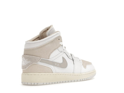 Jordan 1 Mid SE Craft Inside Out Tech Grey (GS)