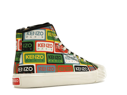 Kenzo School High Top Trainers Multi