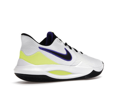 Nike Precision 5 White Barely Volt