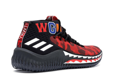 adidas Dame 4 A Bathing Ape Red