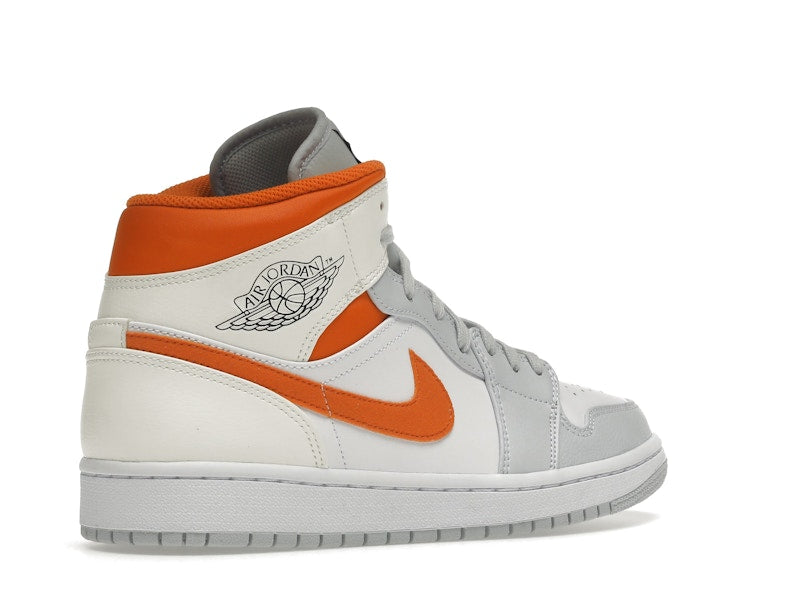 Jordan 1 Mid Starfish Pure Platinum
