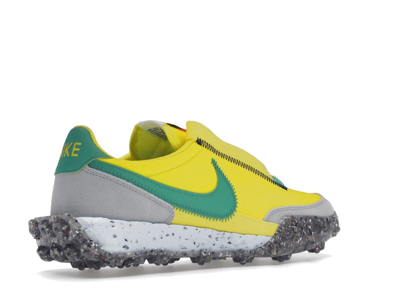 Nike Waffle Racer Crater Yellow Strike Roma Green (Women's)