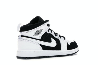 Jordan 1 Mid White Black (PS)