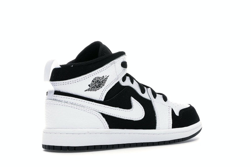 Jordan 1 Mid White Black (PS)