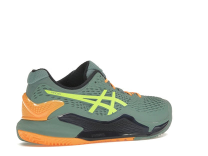 ASICS Gel-Resolution 9 Padel Celadon Safety Yellow