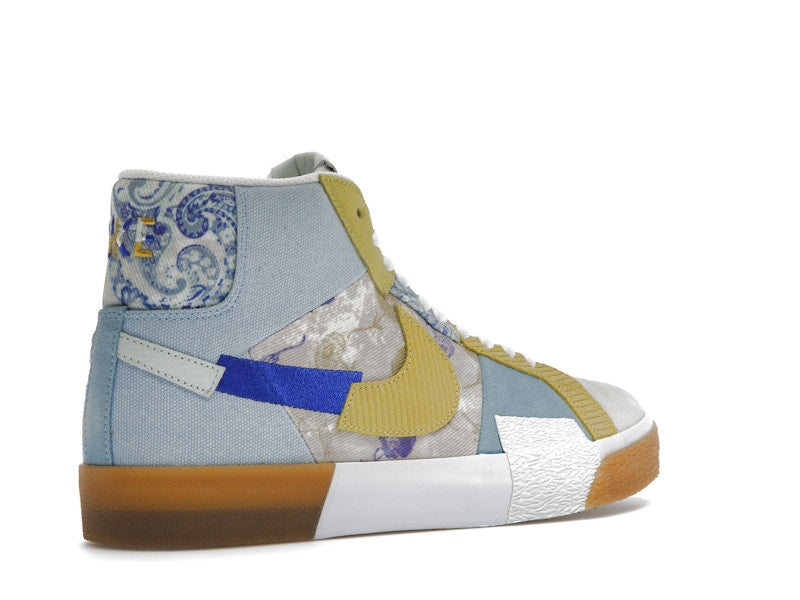 Nike SB Zoom Blazer Mid Premium Floral Paisley Boarder Blue