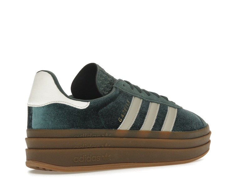 adidas Gazelle Bold Mineral Green Velvet (Women's)