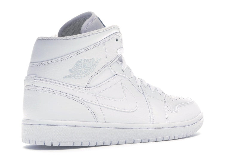 Jordan 1 Mid Triple White (2018)