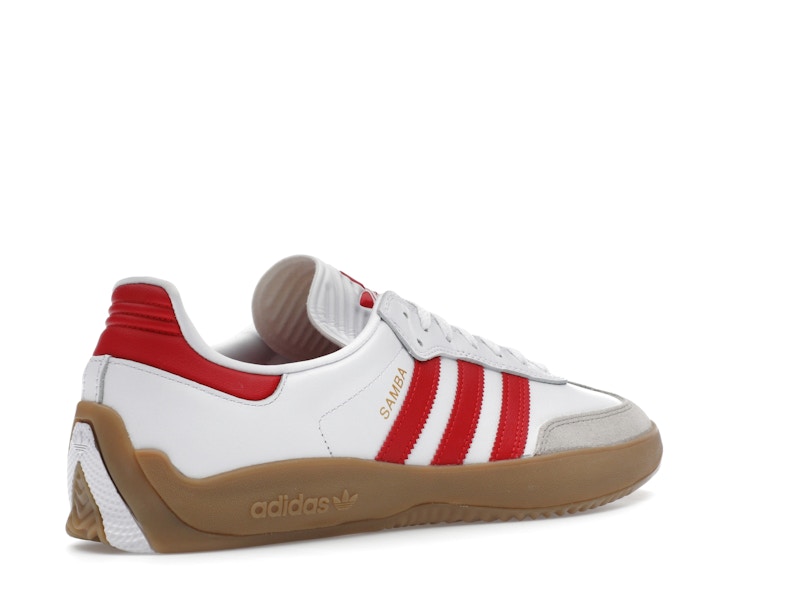 adidas Puig Samba Cloud White Better Scarlet Gum