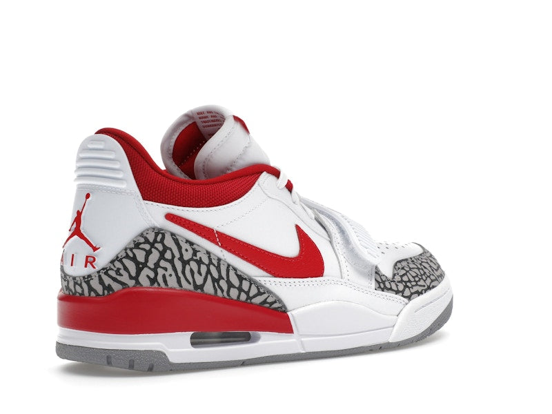 Jordan Legacy 312 Low White Cement Gym Red (Women's)