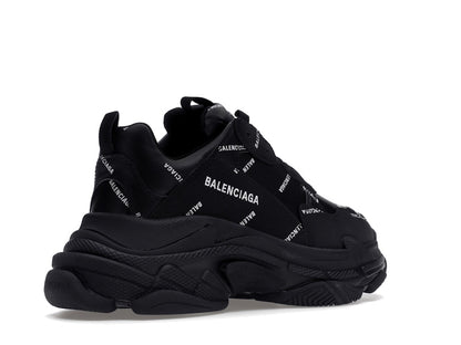 Balenciaga Triple S Black Logo (Women's)