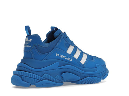 Balenciaga x adidas Triple S Blue White