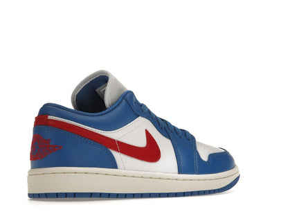 Jordan 1 Low Sport Blue Gym Red (Women's)